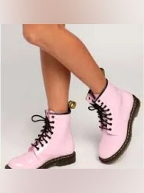 Doc Martens 1460 Pink Patent Boot 9L